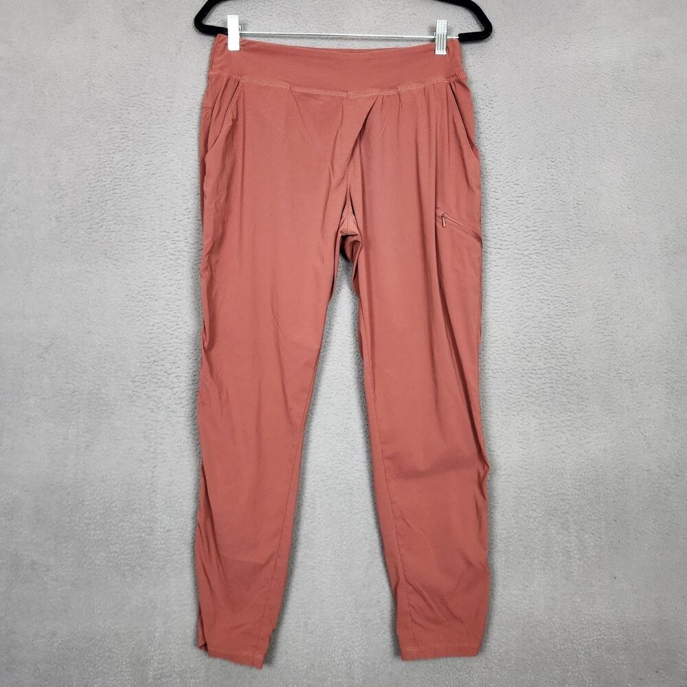 Mountain Hardwear Pants Womens Medium Pink Jogger Stretch Hiking Zip Pocket